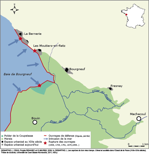 La baie de Bourgneuf face aux tempêtes