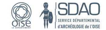 logo Service départemental Archéologie de l'Oise